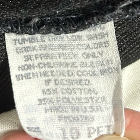 Black Vintage Lee High Waisted Straight Leg Jeans Size 10 Petite - Picture 5 of 9